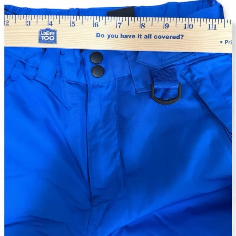 Arctic Quest Snowpants Unisex Youth 7/8 Blue Wind/Water Resistant Pockets